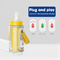 Mleko podróżne samochodowe Przenośny podgrzewacz do butelek podróżnych 5V Pięć prędkości
